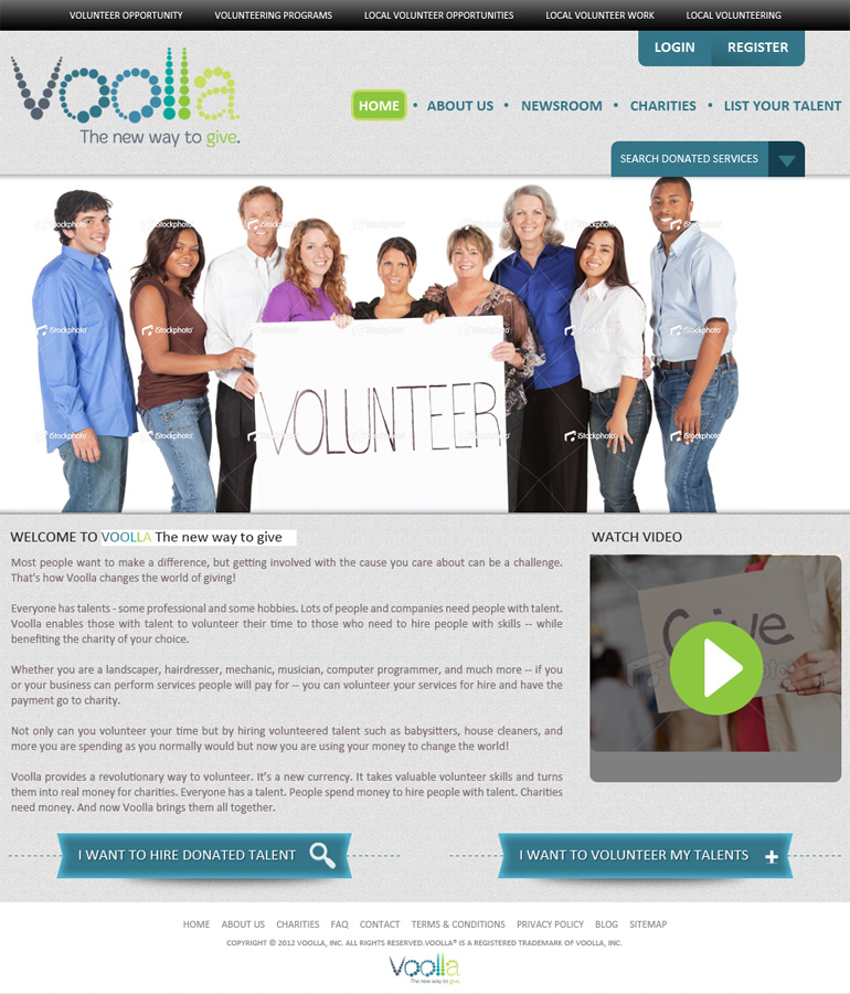 Web Design by Eminents Infosoft for Voolla | Design #938735