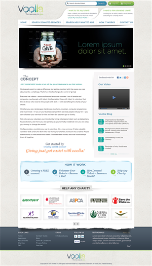 Web Design by BrainTrigger for Voolla | Design: #946247