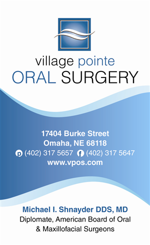 Diseño de Tarjeta de Presentación por Beare para Village Pointe Oral Surgery | Diseño: #105642