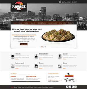 Ravage Deli Needs a Web Page! | Web-Design von Desire Design Solutions