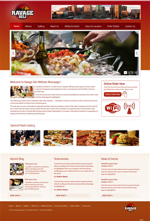 Web Design by pb for this project | Design: #937119