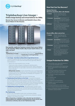 Brochure Design by JayTee for Triplebackup | Design: #951326