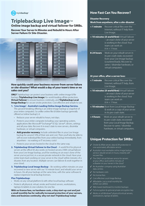 Brochure Design by JayTee for Triplebackup | Design: #951983