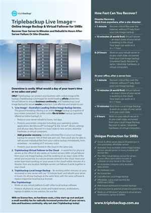 Brochure Design by JayTee for Triplebackup | Design #954258
