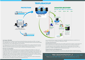 Innovative new online image backup & virtual failover service brochure | Broschüren-Design von lookedaeng