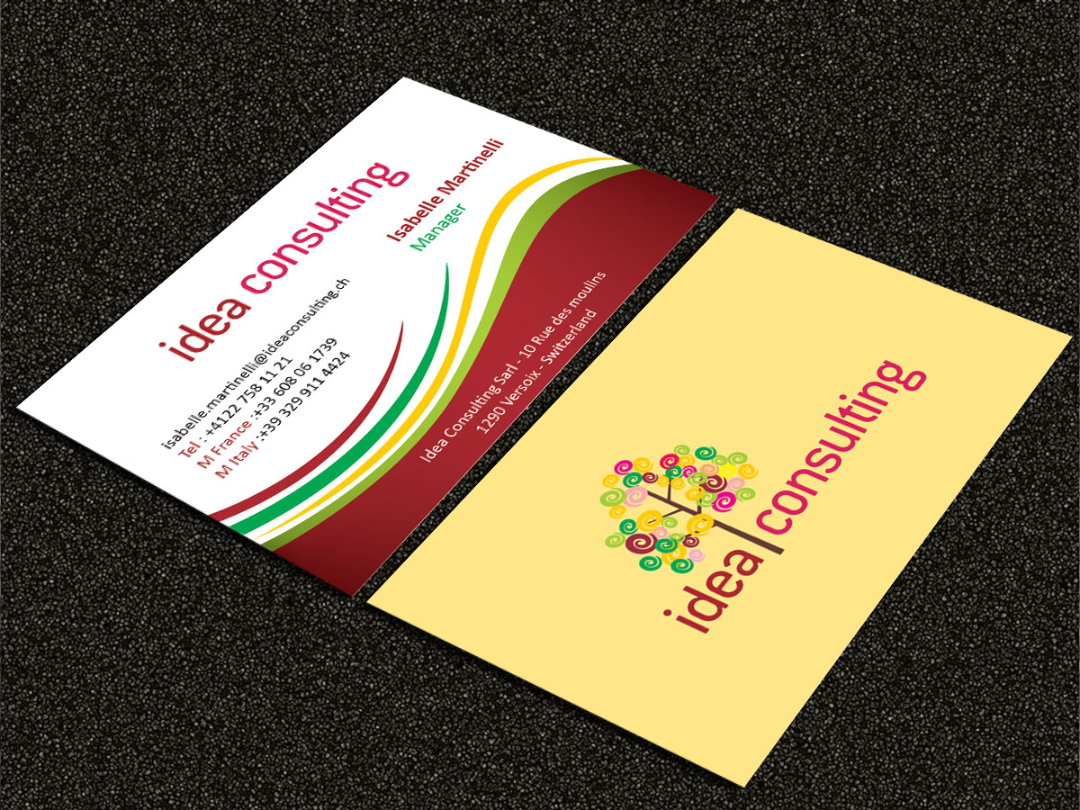Business Card Design by Sarmishtha Chattopadhyay_loginchange for this project | Design #944505