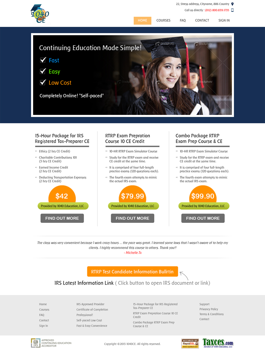 Diseño Web por Mayank Patel para taxces | Diseño #1328283