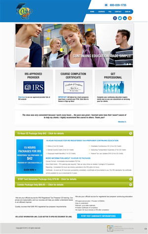 Web Design by pb for taxces | Design: #1329110