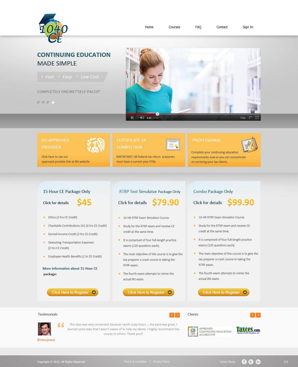 Web Design by pb for taxces | Design #1332435