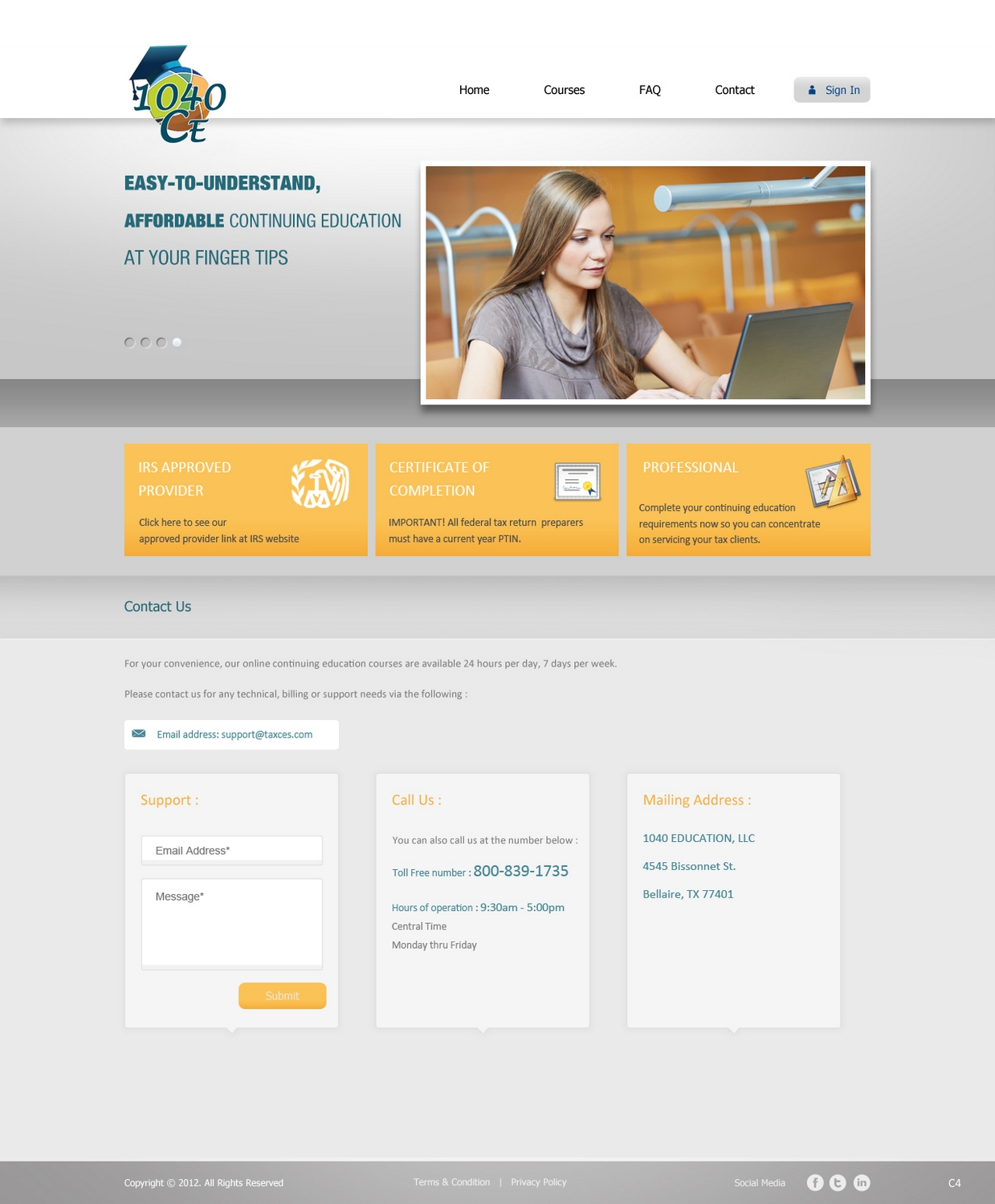 Web Design by pb for taxces | Design #1353357