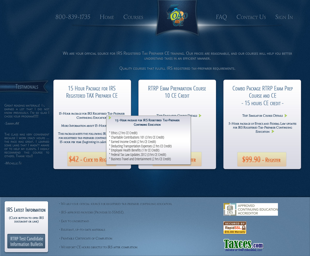 Web Design by Marouk for taxces | Design #1332136