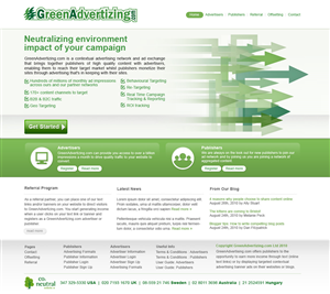 GreenAdvertizing.com Wordpress Theme 