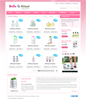 Web Design by pb for this project | Design: #1028900