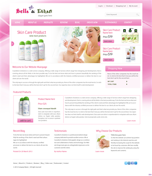 Web Design by pb for this project | Design: #1051371