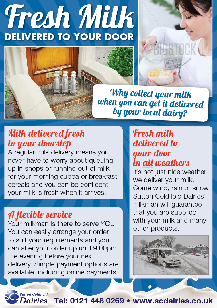 Flyer-Design von Ekanite für Sutton Coldfield Dairies | Design #940830