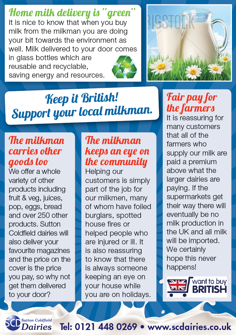 Flyer Design by Ekanite for Sutton Coldfield Dairies | Design #940832