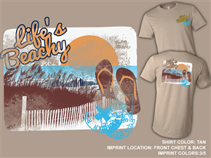 Design de T-shirt par Arcane Creative Design pour Life's Beachy | Design : #948646