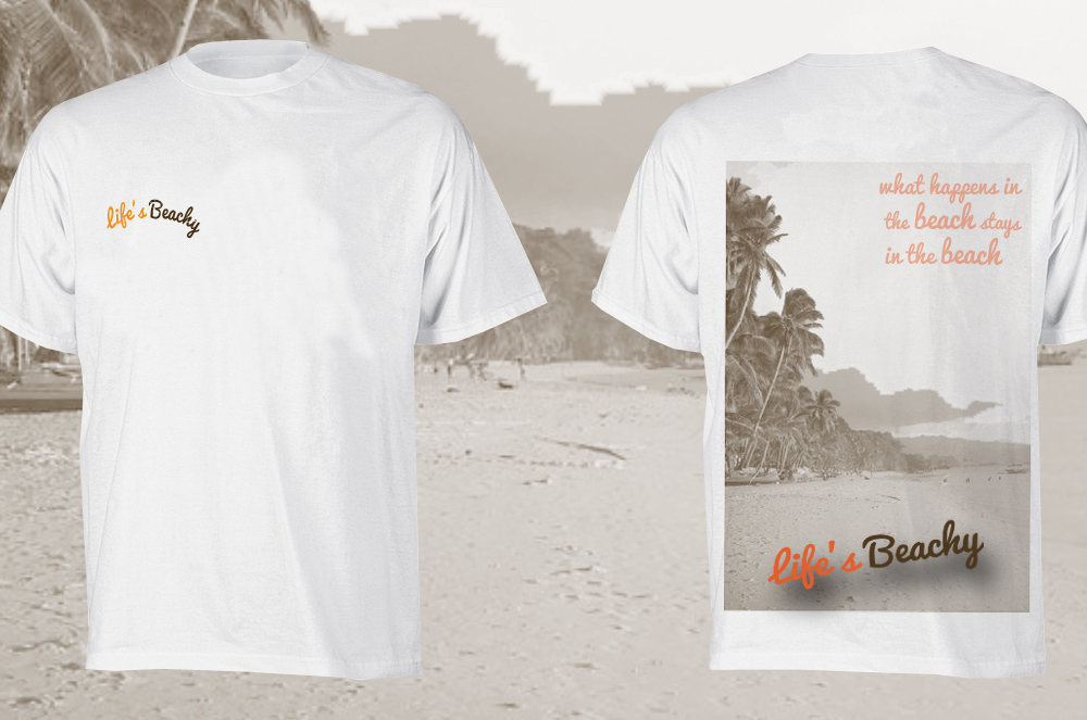 Diseño de Camiseta por SmartStyle para Life's Beachy | Diseño #950884