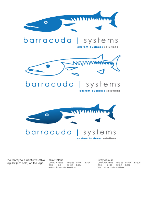Logo-Design von Margaretha Widen für Barracuda Systems | Design #141763