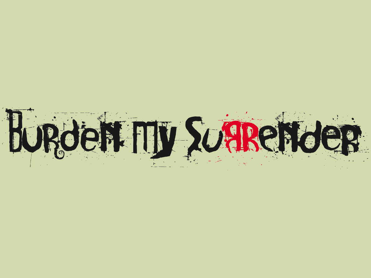 Logo Design by Poida for Burden My Surrender | Design #121959