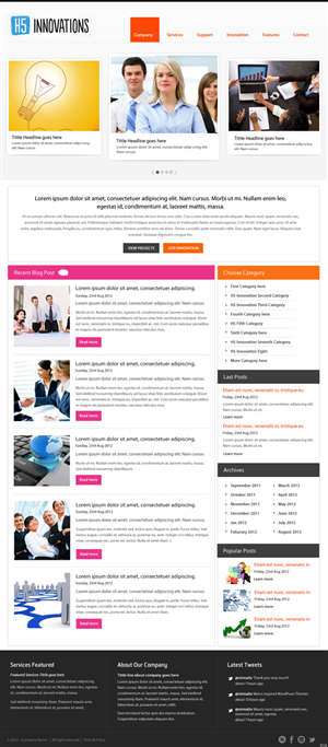 WordPress-Design von pb für H5 Innovations | Design: #1061137
