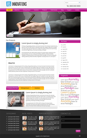 Wordpress Design by pb