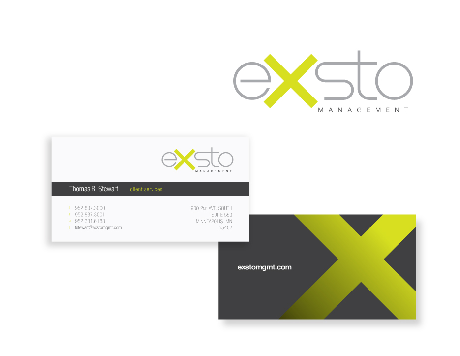 Diseño de Logo por gvb design communications para Exsto Management | Diseño #1088327