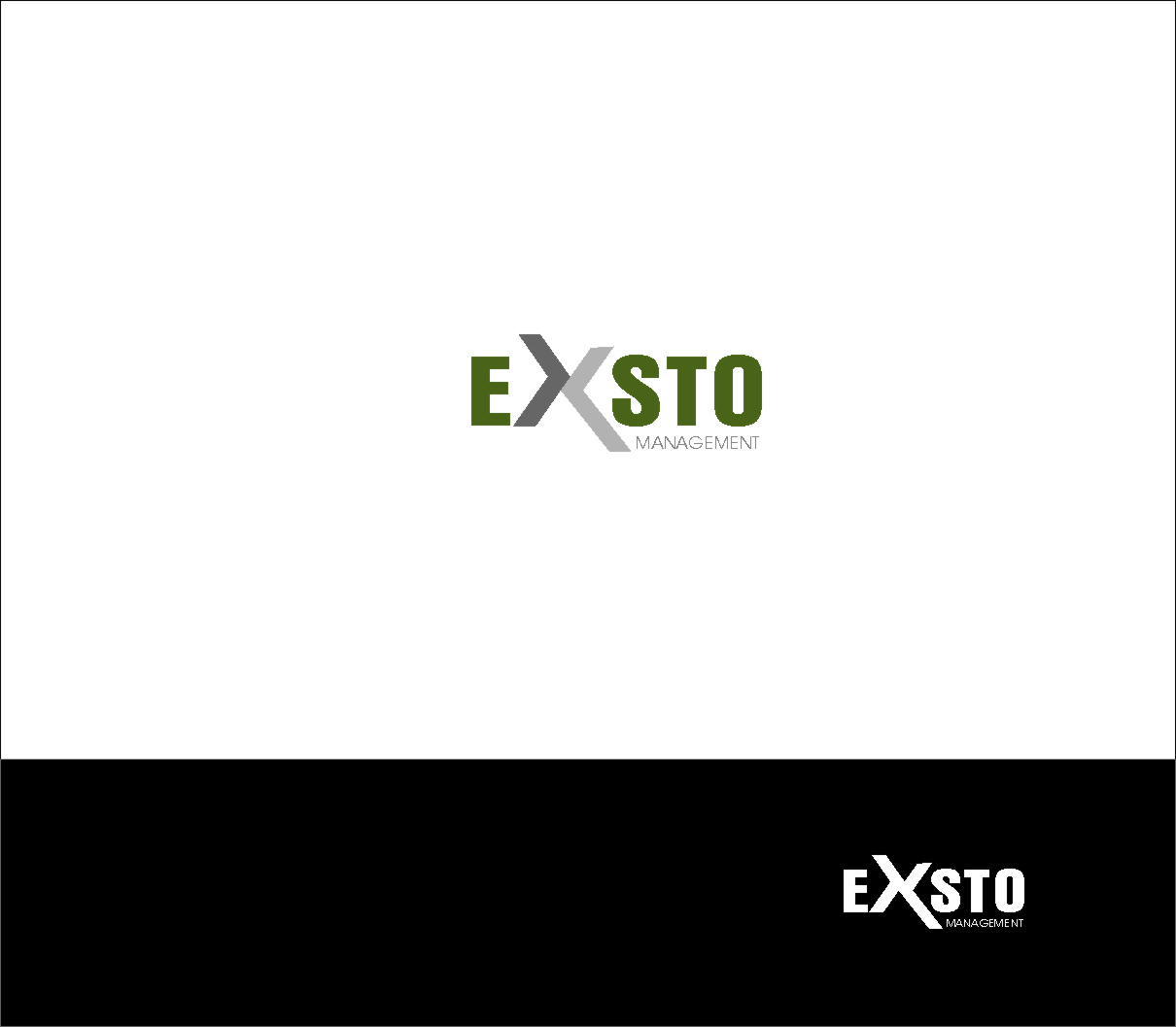 Logo Design by bijuak for Exsto Management | Design #1089302