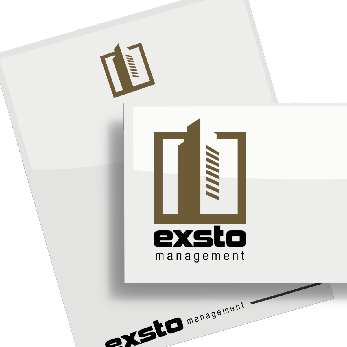 Logo-Design von Patrick Davidson für Exsto Management | Design #1090618