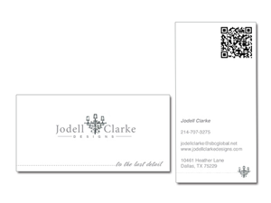 Visitenkarten-Design von Design by Belinda Gillies für Jodell Clarke Designs | Design: #961315