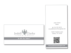 Diseño de Tarjeta de Presentación por Design by Belinda Gillies para Jodell Clarke Designs | Diseño #969090