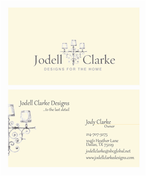 Design de Carte de Visite par Hans Ng pour Jodell Clarke Designs | Design : #948513