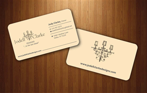 Visitenkarten-Design von Sbss für Jodell Clarke Designs | Design: #956543