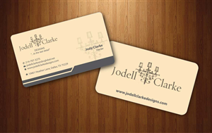 Visitenkarten-Design von Sbss für Jodell Clarke Designs | Design: #956551
