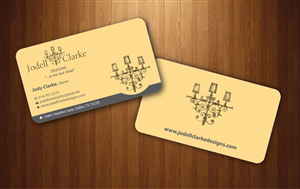 Visitenkarten-Design von Sbss für Jodell Clarke Designs | Design: #956558