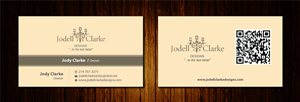 Visitenkarten-Design von Sbss für Jodell Clarke Designs | Design: #956646