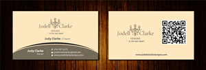 Visitenkarten-Design von Sbss für Jodell Clarke Designs | Design: #956647