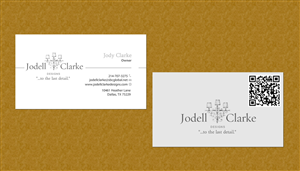 Visitenkarten-Design von Sbss für Jodell Clarke Designs | Design: #956761