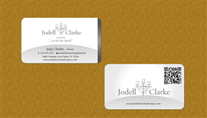 Visitenkarten-Design von Sbss für Jodell Clarke Designs | Design: #956768