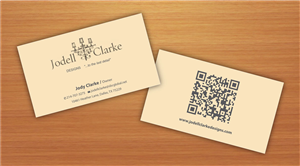 Visitenkarten-Design von Sbss für Jodell Clarke Designs | Design: #969310