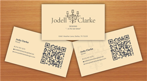 Design de Carte de Visite par Sbss pour Jodell Clarke Designs | Design : #969312