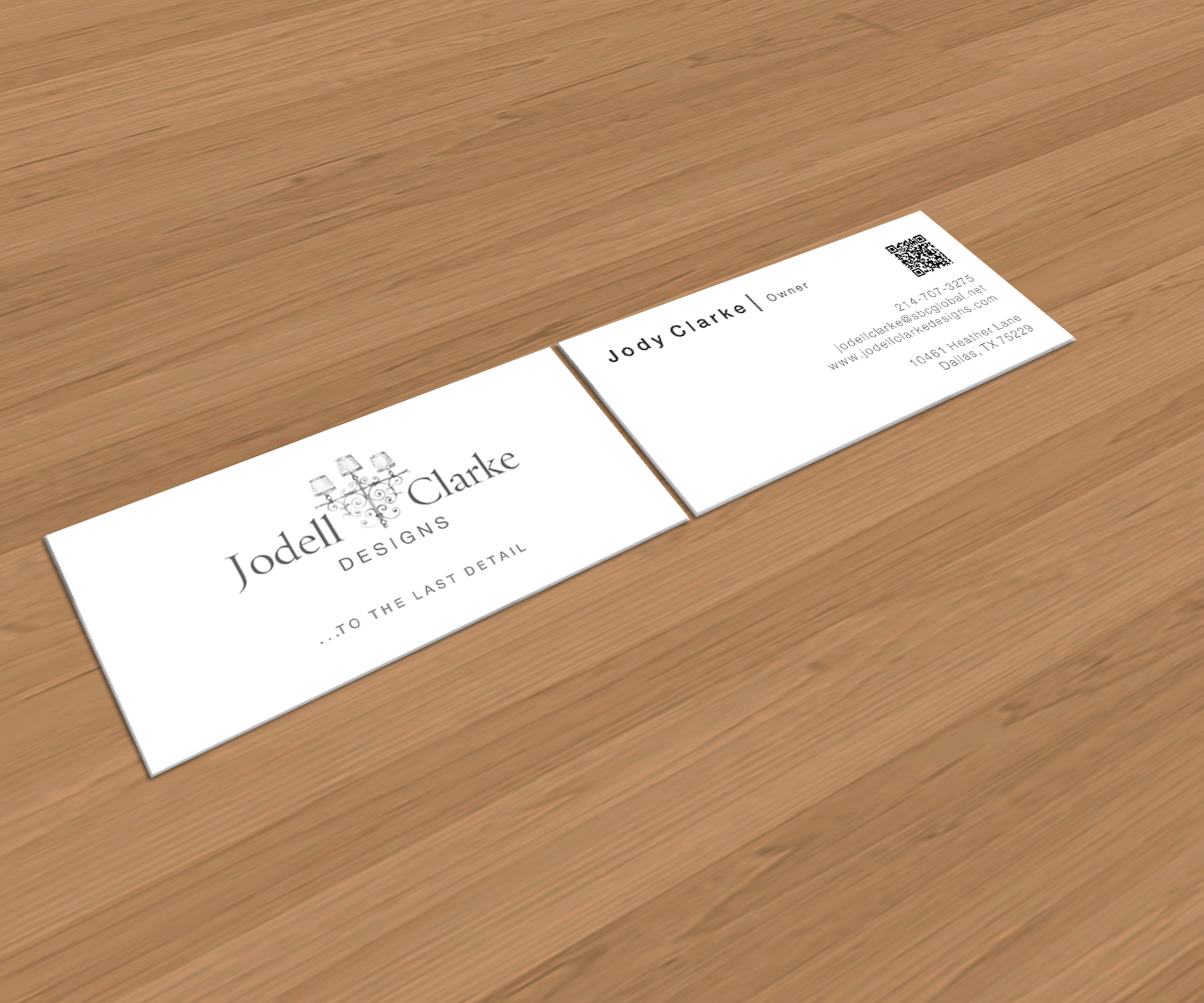 Business Card Design by CZP for Jodell Clarke Designs | Design #975660