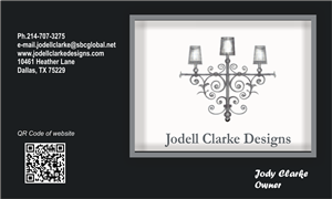Visitenkarten-Design von AbhiNiv Creations für Jodell Clarke Designs | Design: #972438