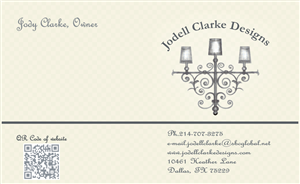 Visitenkarten-Design von AbhiNiv Creations für Jodell Clarke Designs | Design: #972596