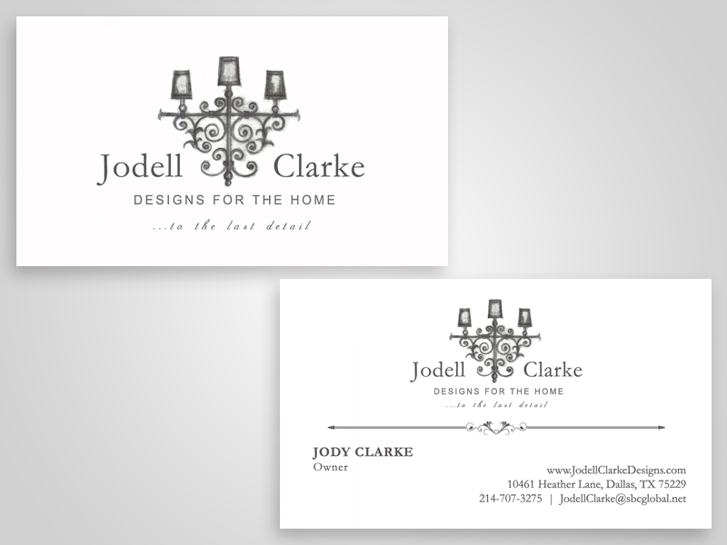 Business Card Design by jaredbraverman for Jodell Clarke Designs | Design #946623