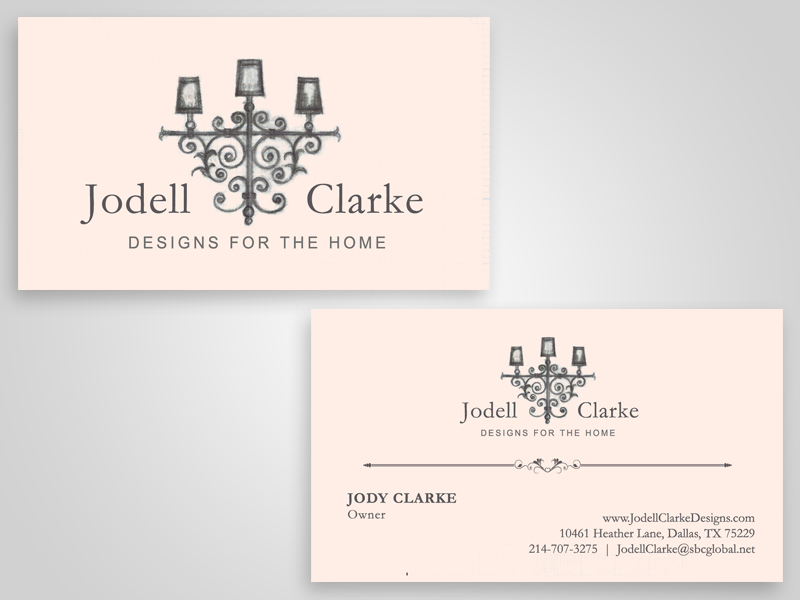 Business Card Design by jaredbraverman for Jodell Clarke Designs | Design #946628