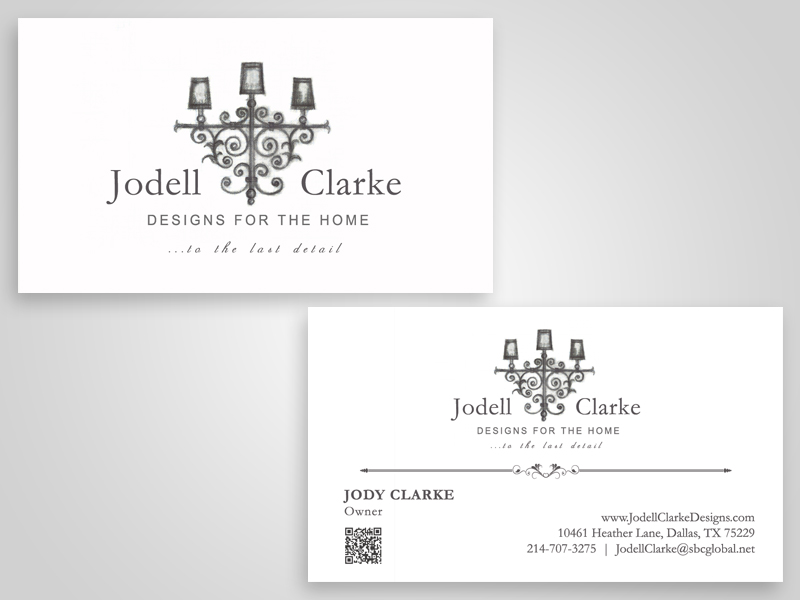 Business Card Design by jaredbraverman for Jodell Clarke Designs | Design #953925