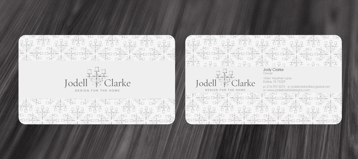 Business Card Design by jAY!.... for Jodell Clarke Designs | Design #940541