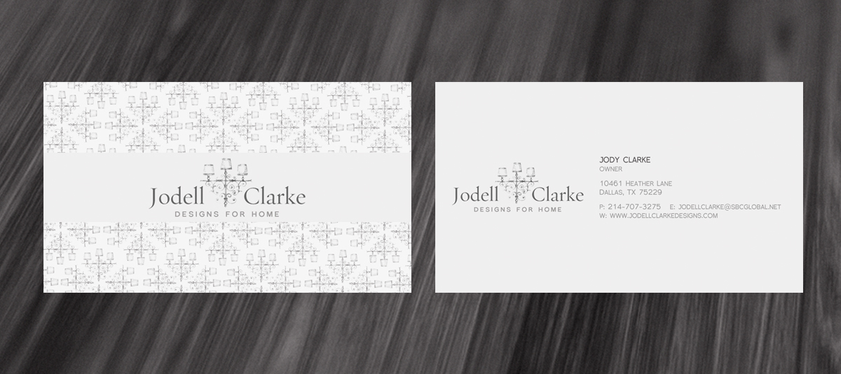 Business Card Design by jAY!.... for Jodell Clarke Designs | Design #941955