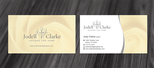 Visitenkarten-Design von jAY!.... für Jodell Clarke Designs | Design: #947337
